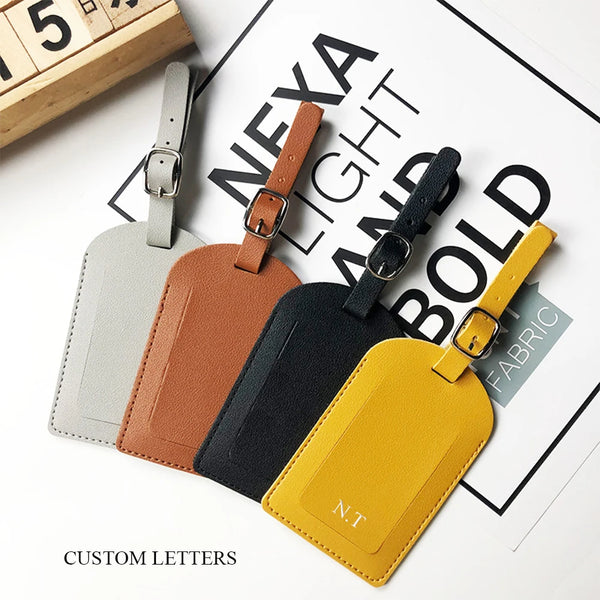 Custom Initials Luggage Tag