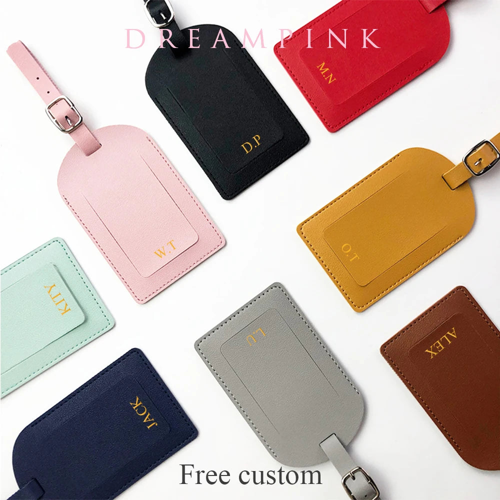 Custom Initials Luggage Tag