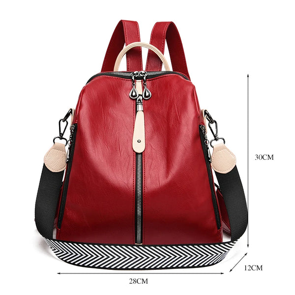 Chic Soft Leather Backpack