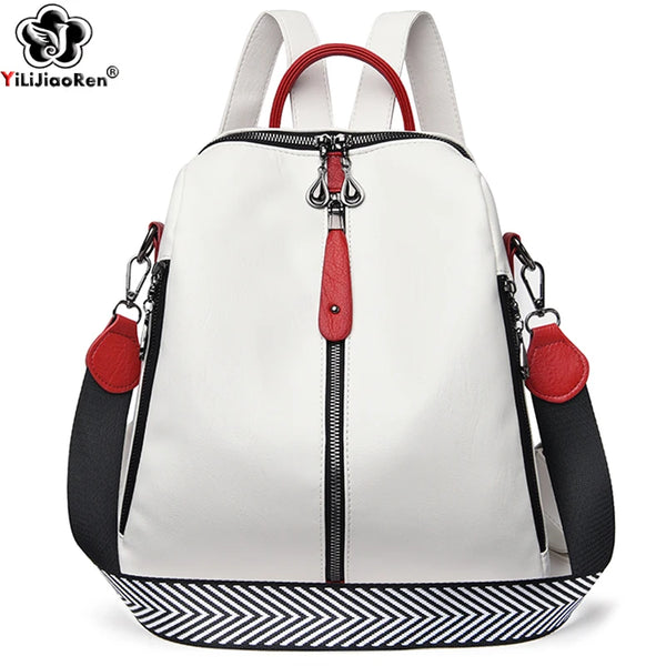 Chic Soft Leather Backpack