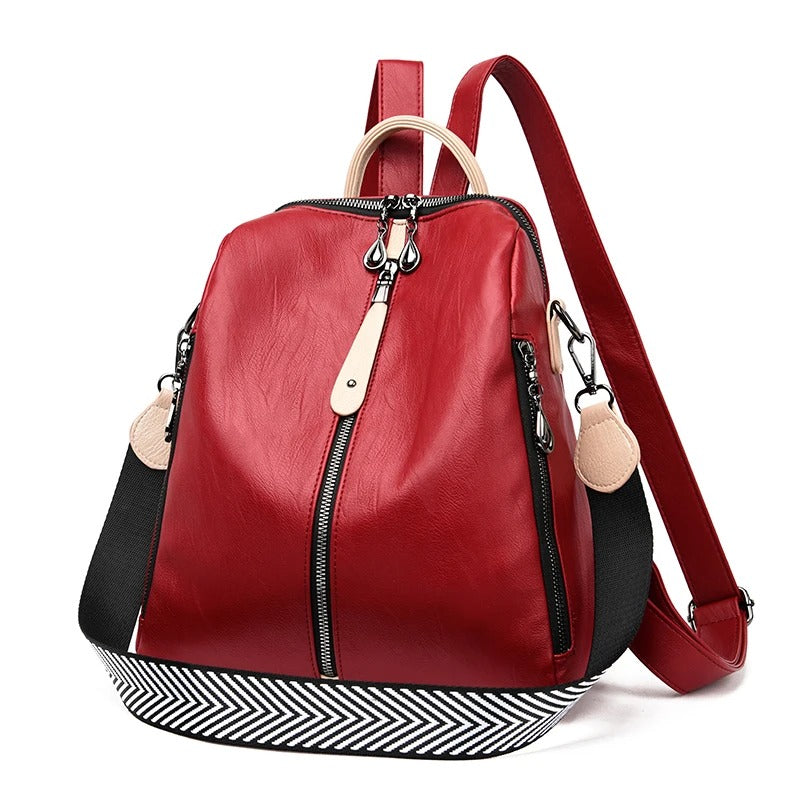 Chic Soft Leather Backpack