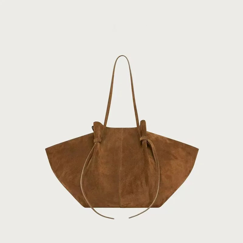 Chic Suede Shoulder Tote