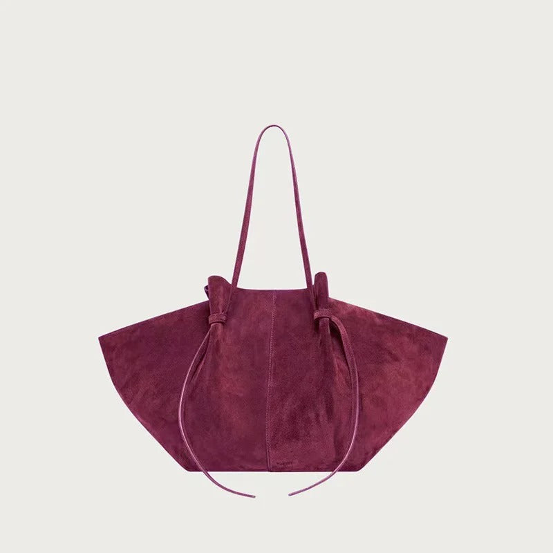 Chic Suede Shoulder Tote